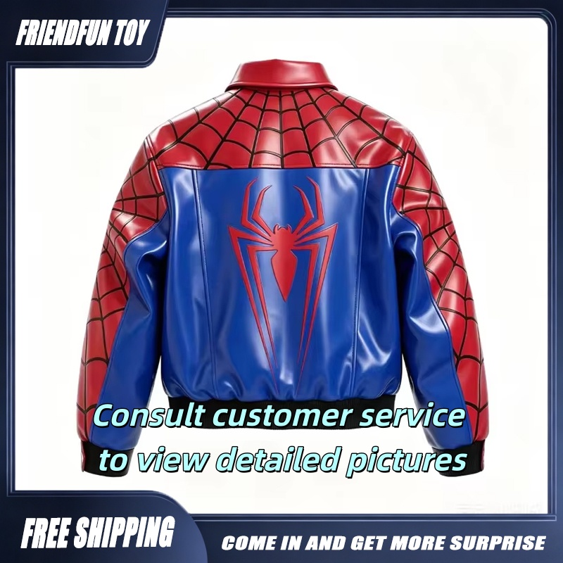 Men'S Fashion Light Jacket - Куртка из кожи «Удивительный Человек-паук» по