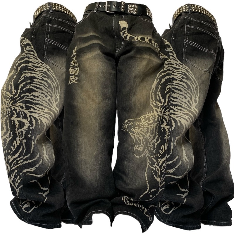 Men'S Fashion With Baggy Jeans - 2025 модные новые мешковатые джинсы с