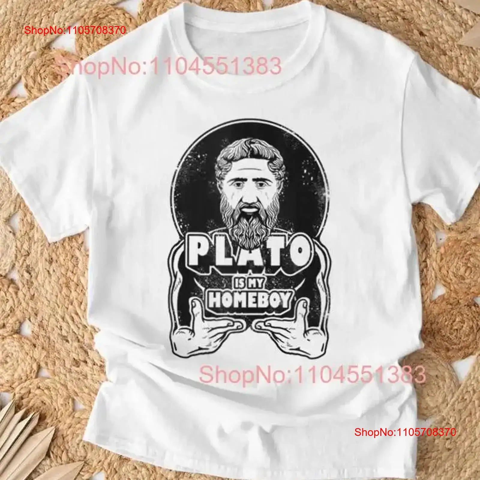 Men'S Fashion Greece - Футболка с принтом «Платон — мой