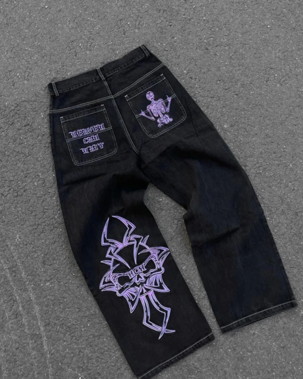 2024 новые джинсы с принтом, м – обзор и цена Men'S Fashion With Baggy Jeans