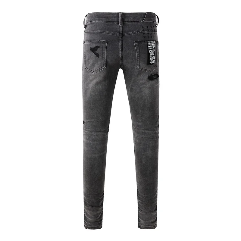 Мужские рваные джинсы High Str – обзор и цена Skinny Jeans Ripped