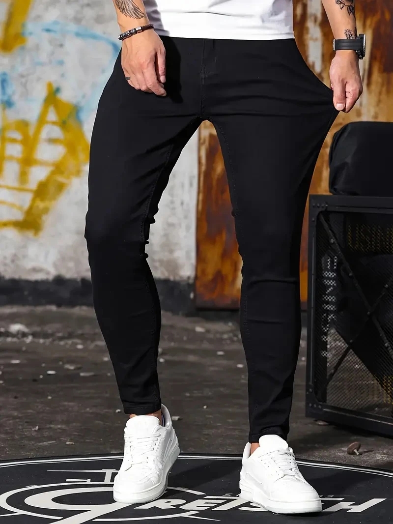 Мужские джинсы Skyblue Black с – обзор и цена Skinny Jeans Ripped