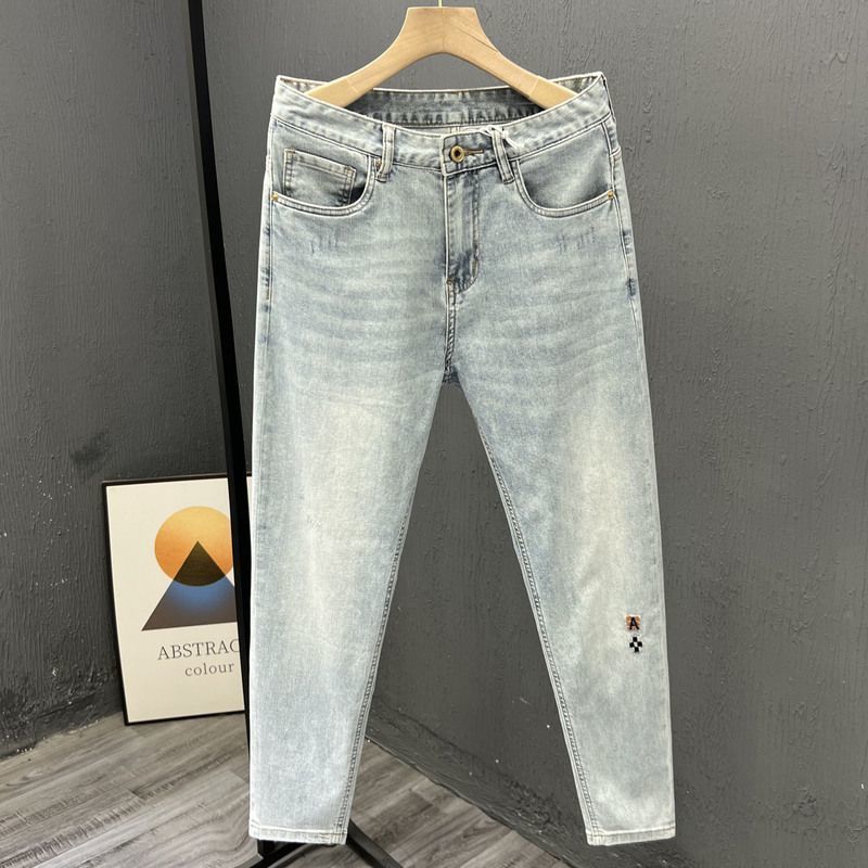 Новые стильные мужские джинсы, – обзор и цена Skinny Jeans Ripped