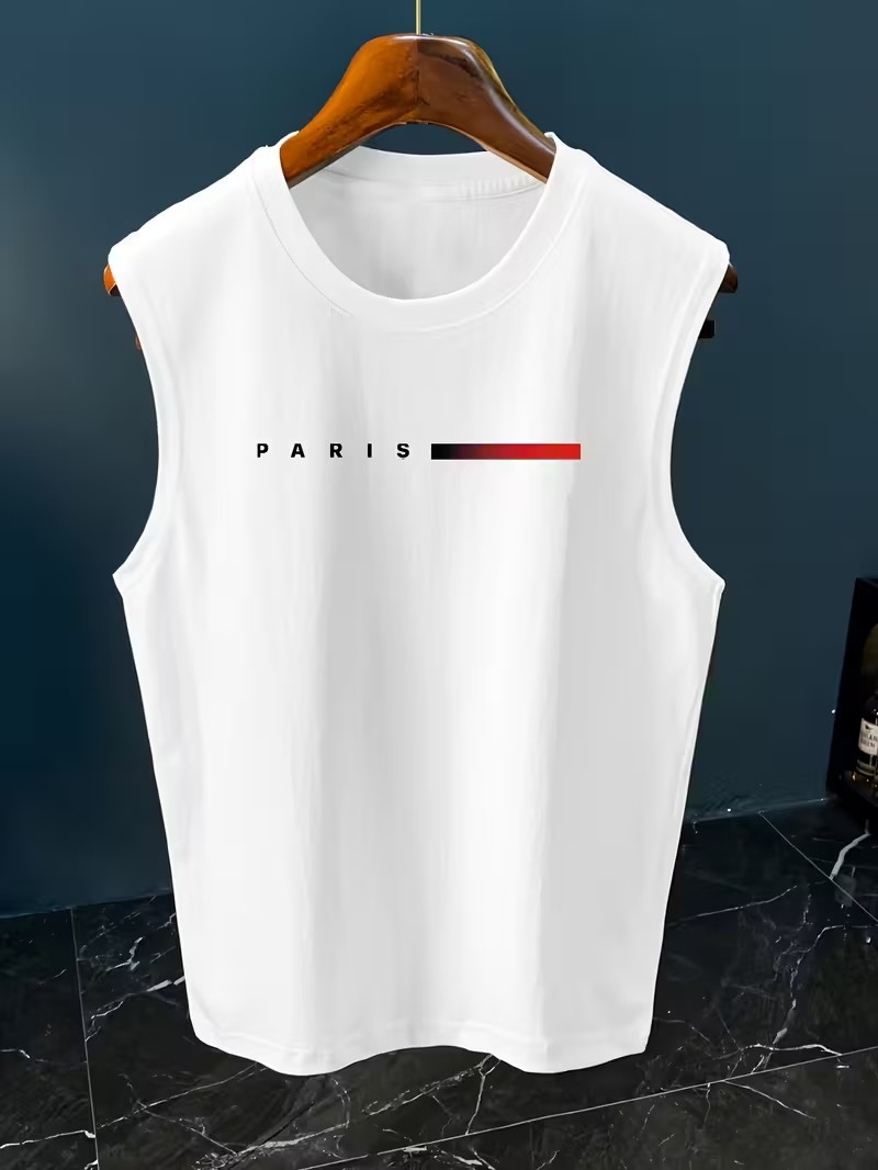 Мужская минималистичная майка  – обзор и цена Paris Fashion Men