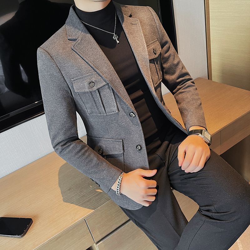 Модный легкий роскошный новый  – обзор и цена Men'S Fashion Light Jacket