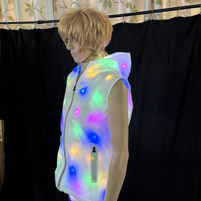 Светящийся жилет, куртка, кост – обзор и цена Men'S Fashion Light Jacket